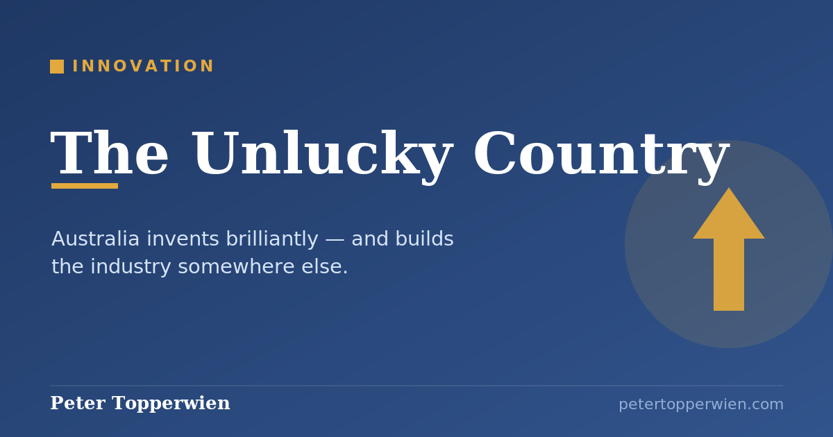 The Unlucky Country