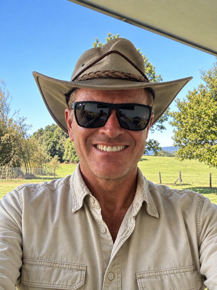 Peter Topperwien on the land in regional Queensland